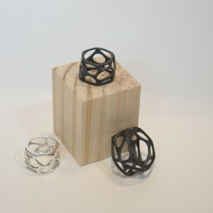 ANILLO METASTRUCTURE DARK SILVER